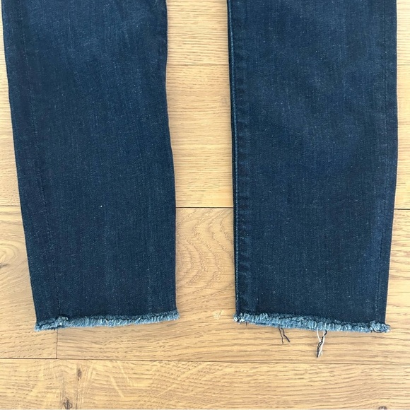 DL1961 No. 2 Trimtone Skinny Ankle Jeans Denim Pants High Rise Dark Blue Size 27 - Picture 4 of 14